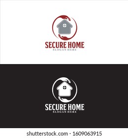 Secure Home Logo in Vector