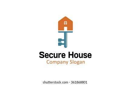 Secure House Design Illustration