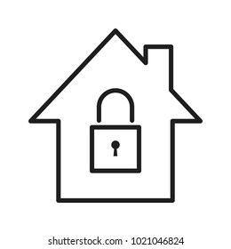 Secure house symbol