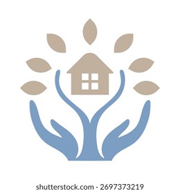 Secure house vector design symbolizing home safety and protection. Perfect for security services, smart home systems, surveillance, alarm companies, and property protection branding.