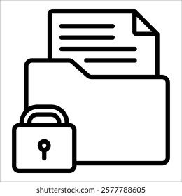 Secure Icon Element For Design