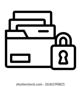 Secure Icon Element For Design