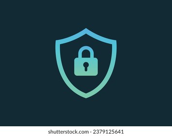 Secure icon in flat style. Privacy guarantee vector illustration on isolated background. Safety risk sign business concept.