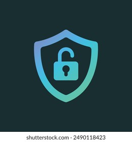 Secure icon in flat style. Privacy guarantee vector illustration on isolated background. Safety risk sign business concept.