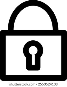 Sicheres Symbol für Grafikdesign