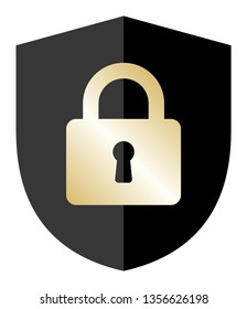 Secure icon illustration.