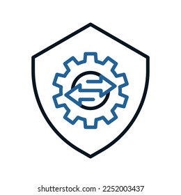 Secure icon. sign for mobile concept and web design. vector illustration