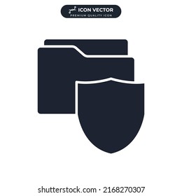 secure icon symbol template for graphic and web design collection logo vector illustration