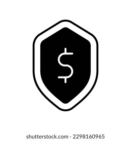 Icono seguro - Ilustración de material vector.