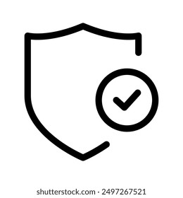 Sicheres Symbol, Vektorsymbol-Entwurfsgrafik