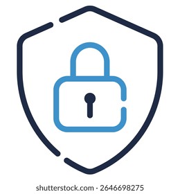 Secure icon, for web, app, infographic, etc