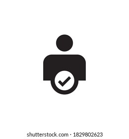 secure identity vector icon design template