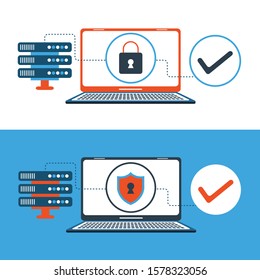 Secure Internet Concept - Illustration