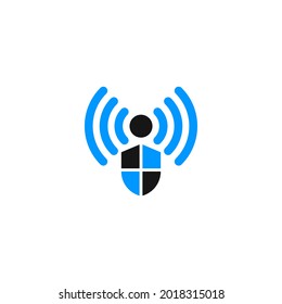 secure Internet, network, wifi icon