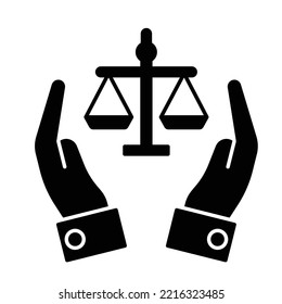 Vectorsymbol für sichere Justiz, leicht modifiziert 

