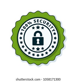 Secure label illustration