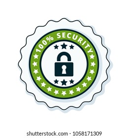 Secure label illustration