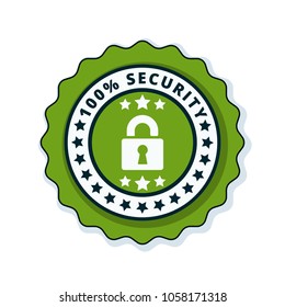 Secure label illustration