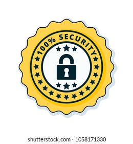 Secure label illustration