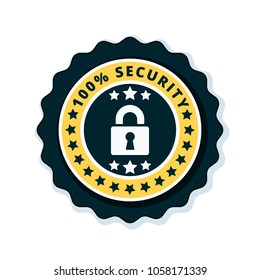 Secure label illustration