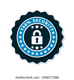 Secure label illustration