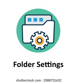 Secure Logistics With Crane Outline with fill colors vector icon editable
