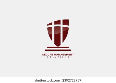 secure management logo and icon