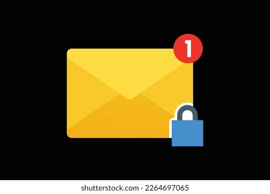 Secure Massage delivery box vector