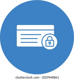 Imagen vectorial de icono de Secure Money. También se puede utilizar para Business Startup. Adecuado para aplicaciones móviles, aplicaciones web y medios impresos.