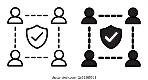 Secure Network User Privacy Connections Icon