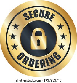 Secure Ordering Trust badge, secure-icon, Trust badge