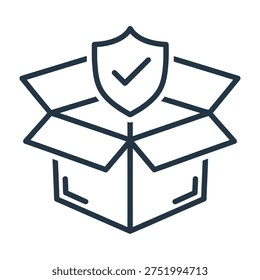 Secure package delivery with shield protection