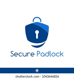 Secure Padlock Logo Concept Stock Vector (Royalty Free) 1043646826 ...