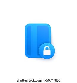 secure payment with credit card icon