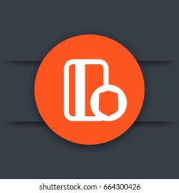 secure payment, credit card and shield, safe transaction icon
