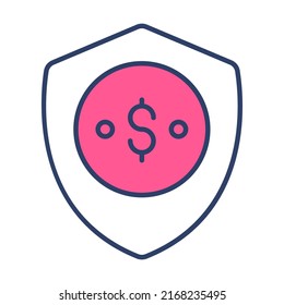 icono de línea de vectores relacionados con la financiación de pagos seguros. Pixel de Stroke Editable Perfecto.