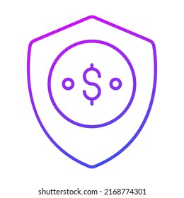 icono de línea de vectores relacionados con la financiación de pagos seguros. Pixel de Stroke Editable Perfecto.