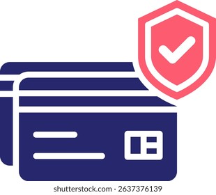 Secure Payment Icon Fill Vector Illustration