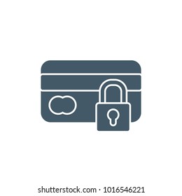 secure payment icon. glyph icon