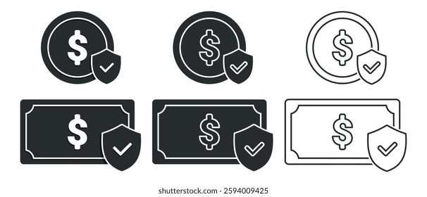 Secure payment icon. illustration vector