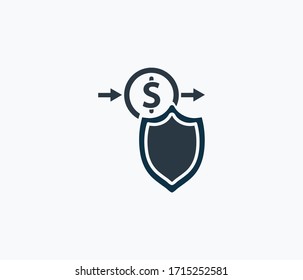 Secure payment icon isolated on clean background. Secure payment icon concept drawing icon in modern style. Vector illustration for your web mobile logo app UI design.