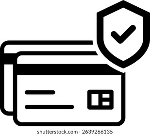 Secure Payment Icon Mixed Vector Illustration