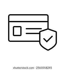 Secure payment icon set. sign for mobile concept and web design. vector illustration