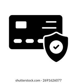 Icono de pago seguro que simboliza transacciones seguras y protección de dinero en línea