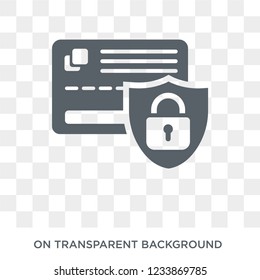 Secure Payment icon. Trendy flat vector Secure Payment icon on transparent background from Internet Security and Networking collection. 