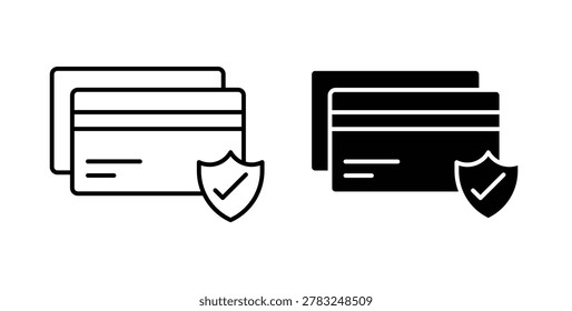 Secure payment icon vector art Illustrations