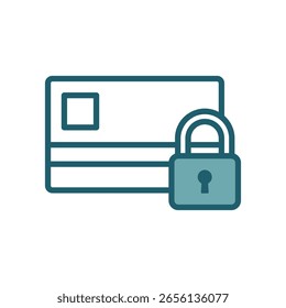 Plantilla de diseño de Vector de icono de pago seguro simple y limpia