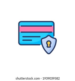 Secure Payment Icon In Vector. Logotype