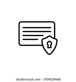 Secure Payment Icon In Vector. Logotype