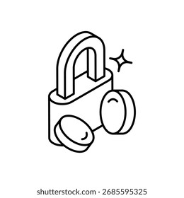 Ilustração de estoque de vetor de Ícone de Pagamento Seguro